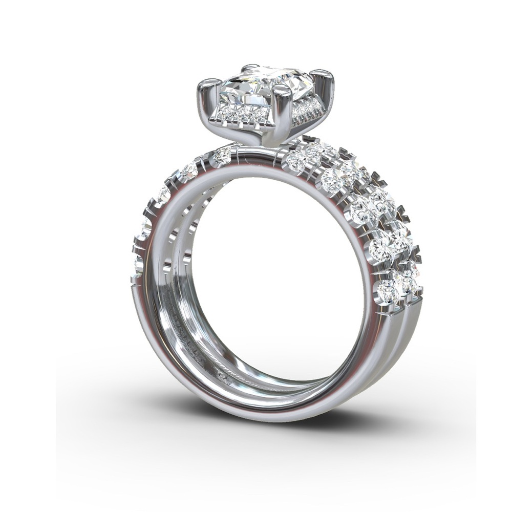 Diamond Engagement ring - Picture 3 of 5